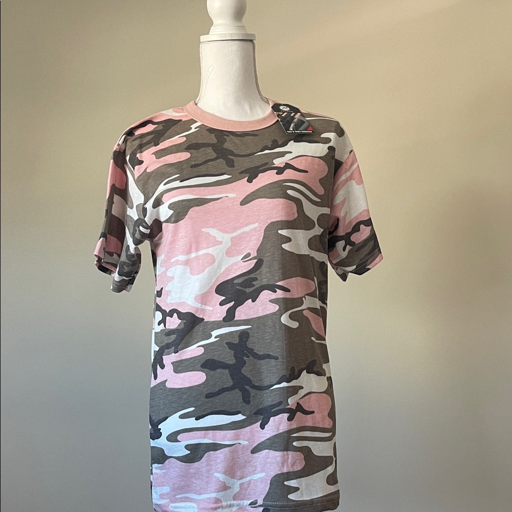 Rothco Camouflage Tee in Pink and Brown- Med- NWT